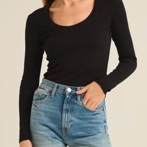 Z Supply Sirena ribbed, long sleeve tea size medium